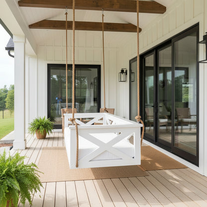 Cooper River Swing Bed - Easy Breezy Porch Swings