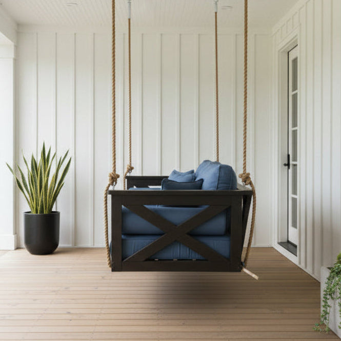 Cooper River Swing Bed - Easy Breezy Porch Swings
