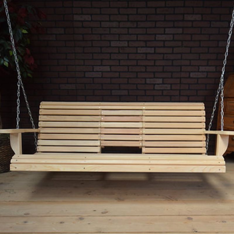 Bayou Beauty Cypress Swing with Cup Holder/Console