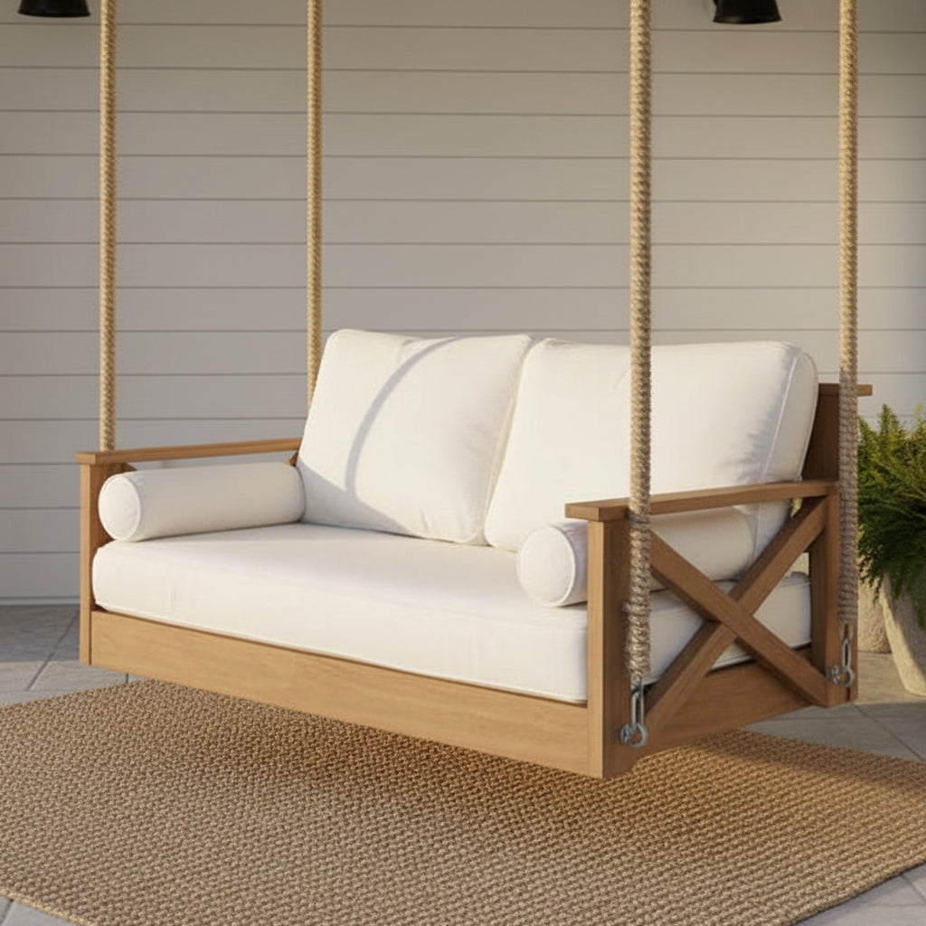 Darcy Loveseat Swing - Easy Breezy Porch Swings