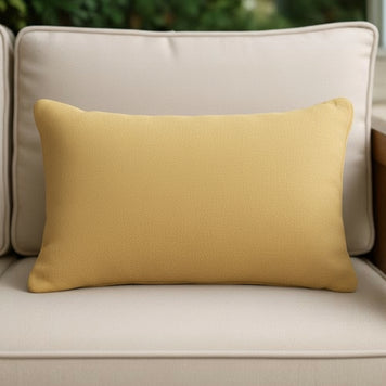 lumbar_pillow_sunbrella Canvas butter cup