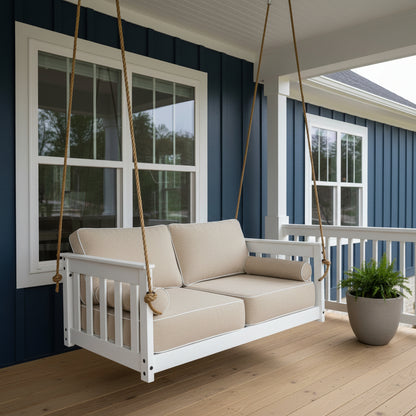 hanging porch swing loveseat 
