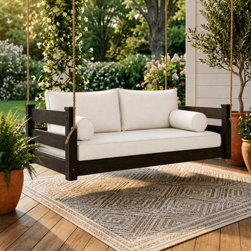 PorchCraft Classic Wood Swing Bed