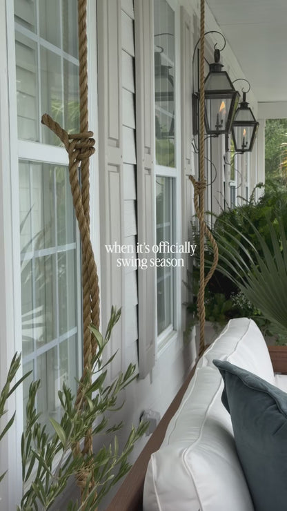 Miley Poly Hanging Loveseat Swing by PorchCraft
