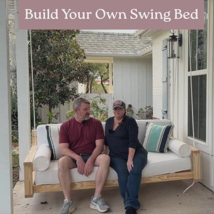 PorchCraft Do-It-Yourself Swing Bed Kit