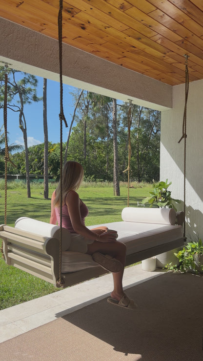 Newberry Poly Swing Bed (cushions included)