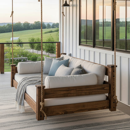 Rowan Pine Swing Bed - Easy Breezy Porch Swings