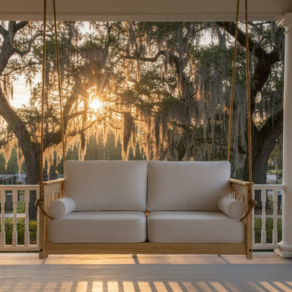 Miley Hanging Loveseat Swing by PorchCraft (Two and Three Person)