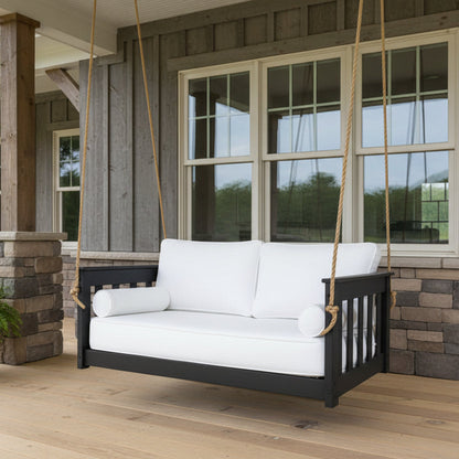 Miley Poly Hanging Loveseat Swing by PorchCraft - Easy Breezy Porch Swings