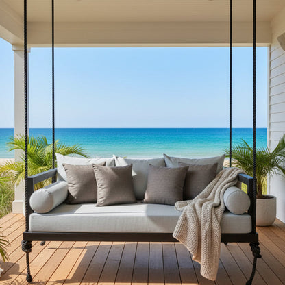 outdoor hanging swing daybed