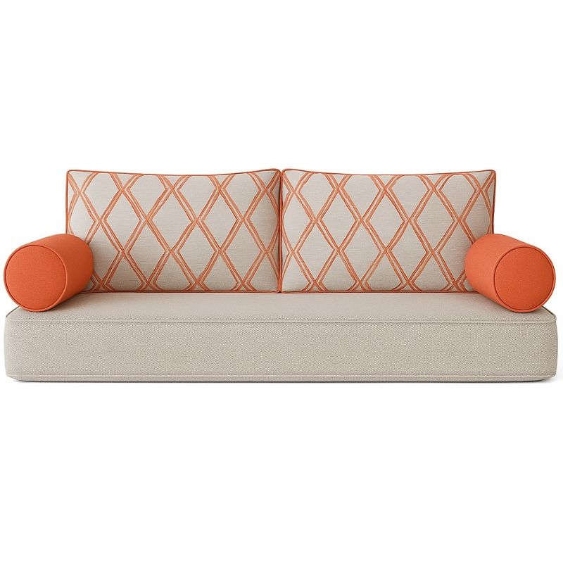 Malvern Swing Bed Cushion Set (Sunbrella) - Easy Breezy Porch Swings