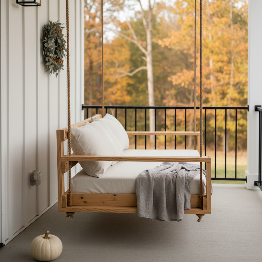 PorchCraft Do-It-Yourself Swing Bed Kit